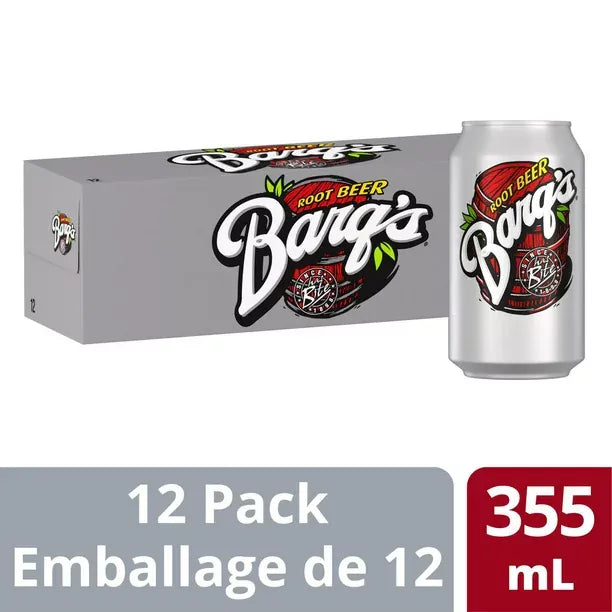 BARQS ROOTBEER CANS 12X355ML