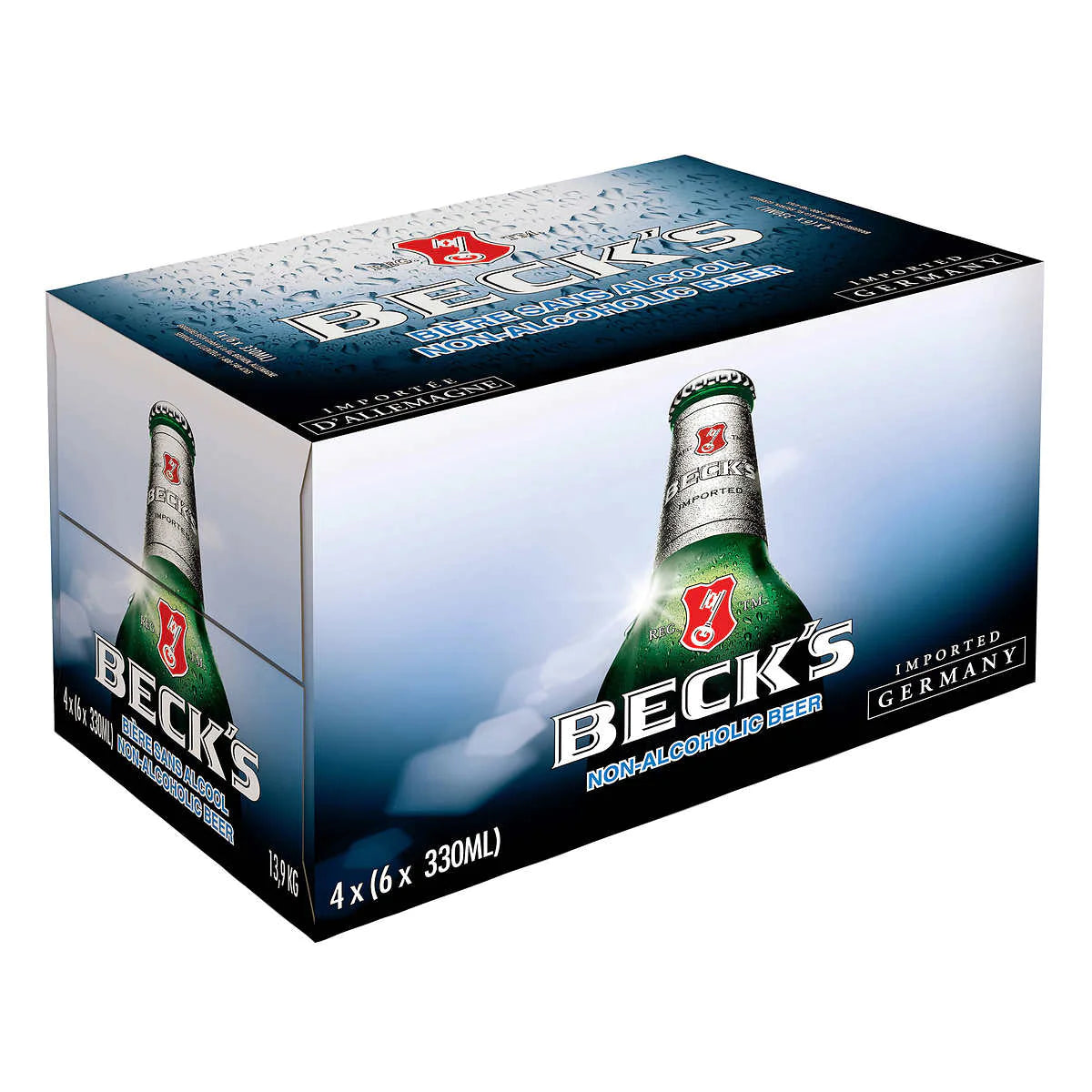 BECKS NON ALCOHOLIC BEER 24X330ML Mia Food Service