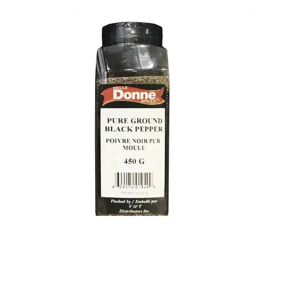 MIA Food Service BELLE DONNE BLACK PEPPER GROUND 450GR BELLE DONNE BLACK PEPPER GROUND 450GR