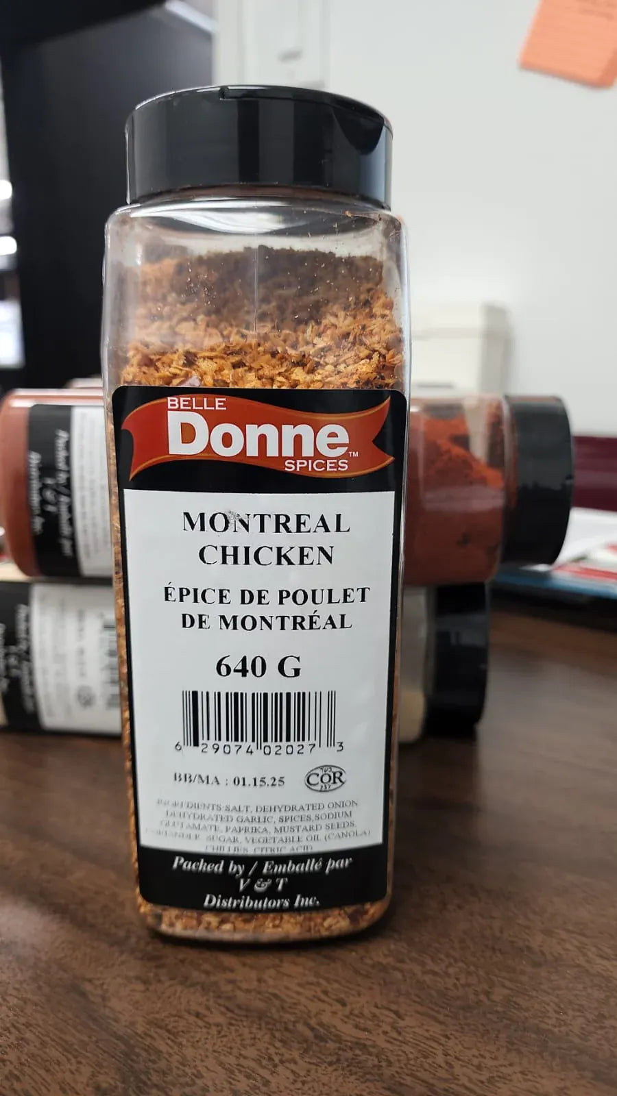MIA Food Service BELLE DONNE MONTREAL CHICKEN SPICE 640GR BELLE DONNE MONTREAL CHICKEN SPICE 640GR