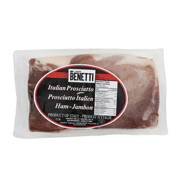 MIA Food Service BENETTI BONELESS ITALIAN PROSCIUTTO BLOCK PER KG BENETTI BONELESS ITALIAN PROSCIUTTO BLOCK PER KG