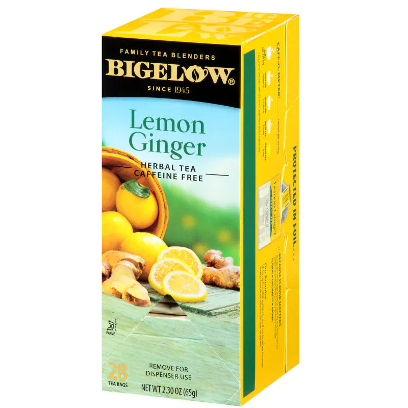 MIA Food Service BIGELOW LEMON GINGER TEA 28EA BIGELOW LEMON GINGER TEA 28EA