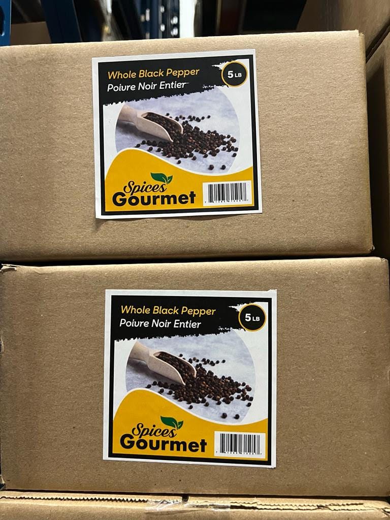 MIA Food Service SPICES GOURMET BLACK PEPPERCORN 5LB SPICES GOURMET BLACK PEPPERCORN 5LB