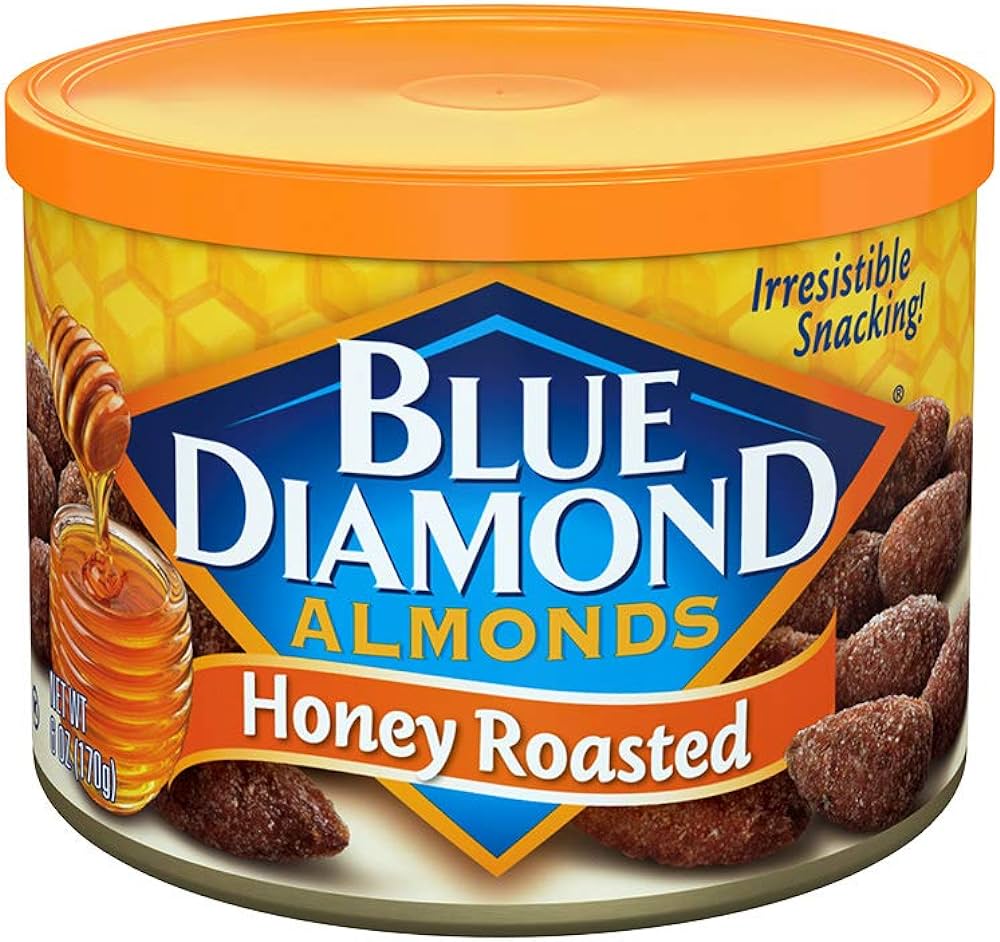 MIA Food Service BLUE DIAMOND HONEY ROASTED ALMONDS 170GR BLUE DIAMOND HONEY ROASTED ALMONDS 170GR