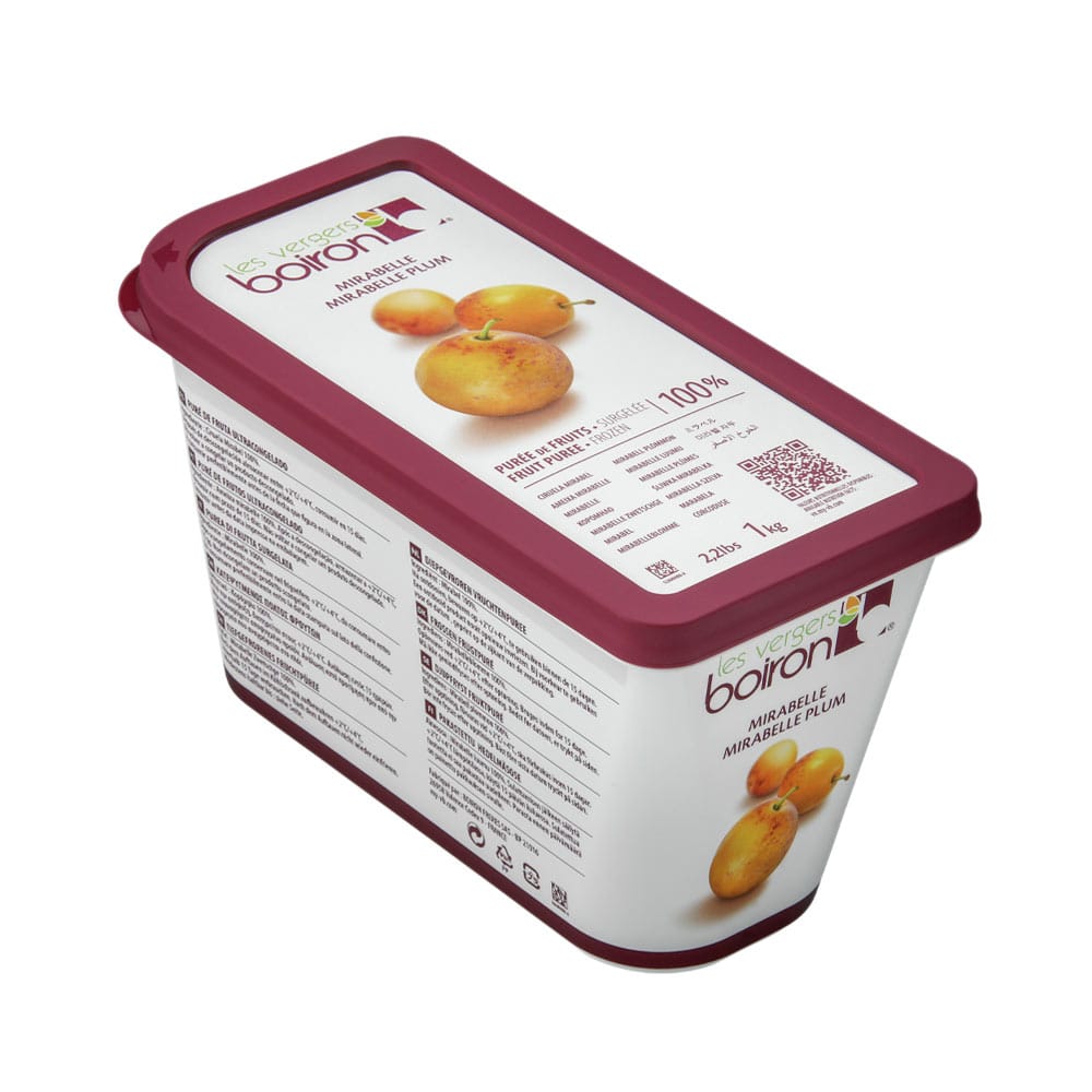 MIA Food Service BOIRON MIRABELLE PLUM PUREE 1KG BOIRON MIRABELLE PLUM PUREE 1KG