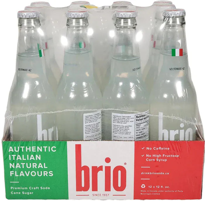 MIA Food Service BRIO LIMONATA SODA GLASS 12X355ML BRIO LIMONATA SODA GLASS 12X355ML