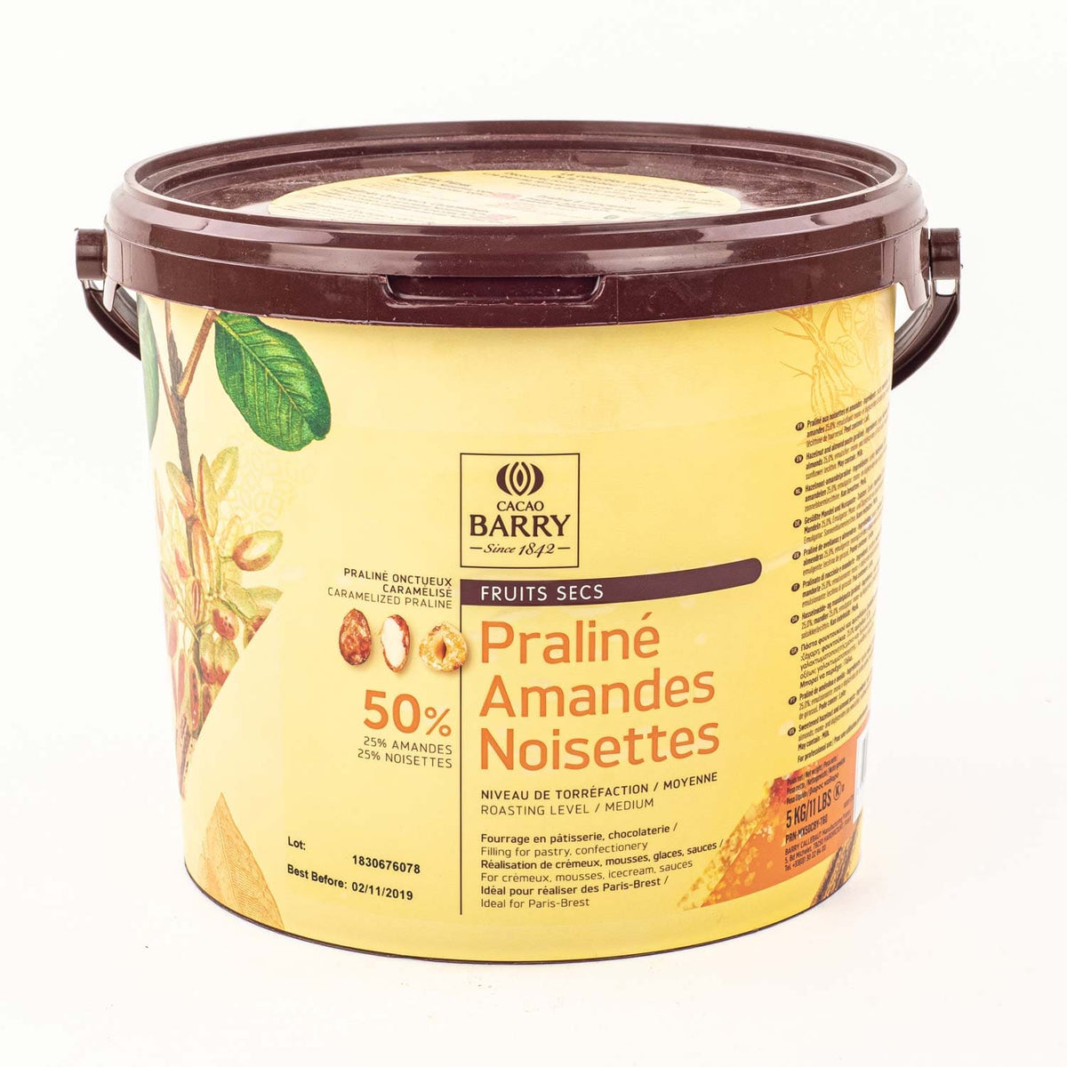 MIA Food Service CACAO BARRY 50% PRALINE HAZELNUT PASTE 5KG CACAO BARRY 50% PRALINE HAZELNUT PASTE 5KG