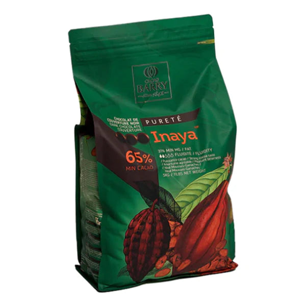 CACAO BARRY 65% INAYA SEMI SWEET PISTOLES 5KG
