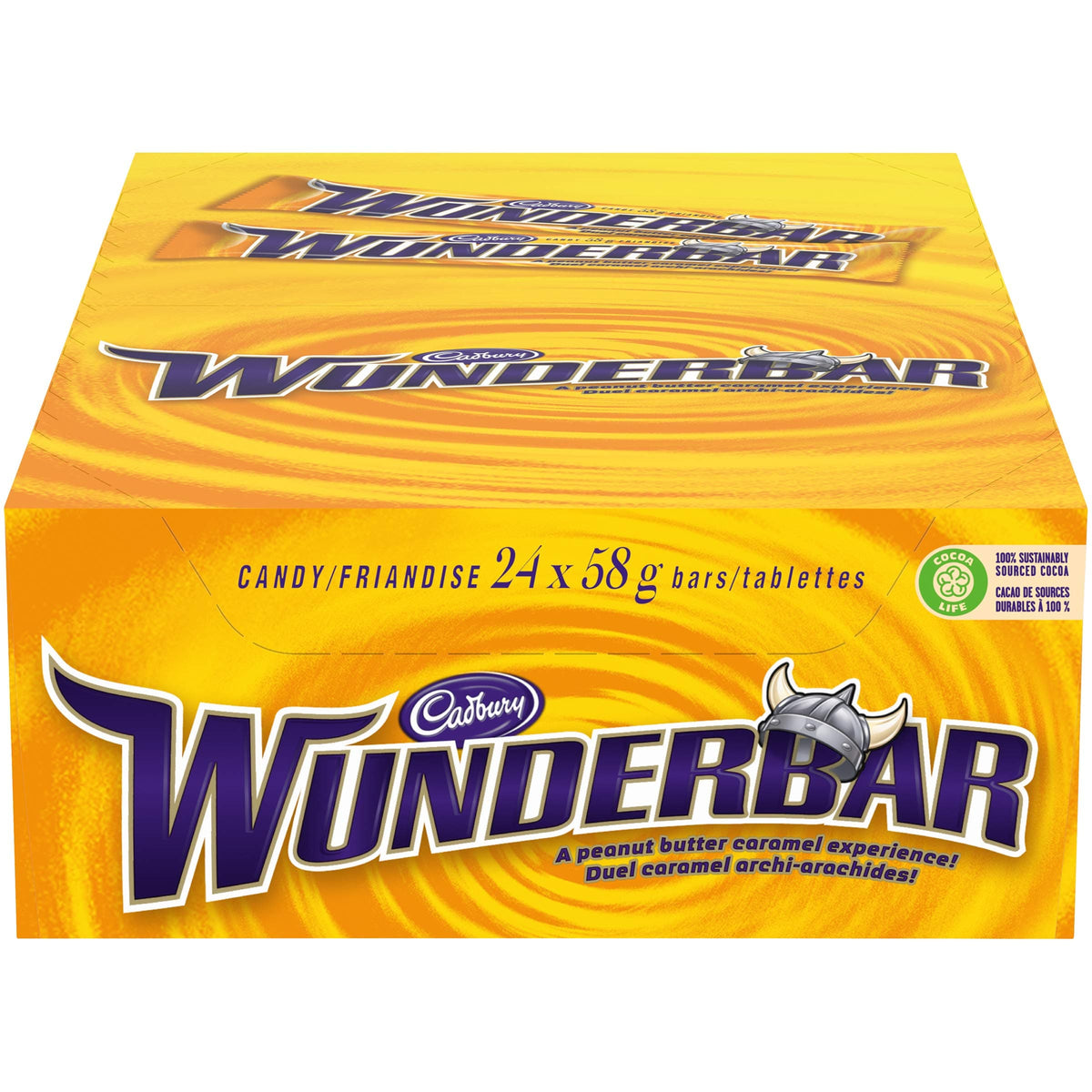 MIA Food Service CADBURY WUNDERBAR REGULAR CHOCOLATE BARS 24X58GR CADBURY WUNDERBAR REGULAR CHOCOLATE BARS 24X58GR