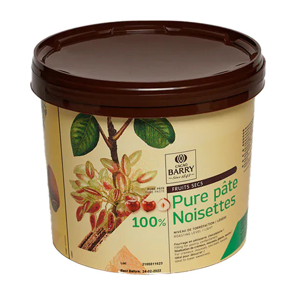 MIA Food Service CALLEBAUT 100% HAZELNUT PASTE 5KG CALLEBAUT 100% HAZELNUT PASTE 5KG