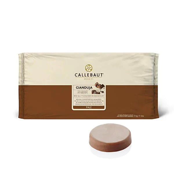 MIA Food Service CALLEBAUT GIANDUJA MILK CHOCOLATE HAZELNUT BLOCK 5KG CALLEBAUT GIANDUJA MILK CHOCOLATE HAZELNUT BLOCK 5KG