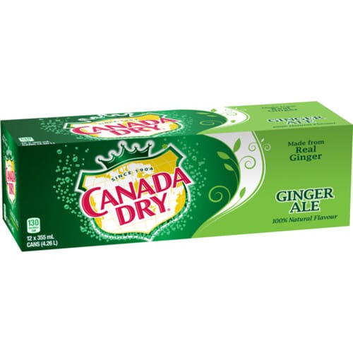 MIA Food Service CANADA DRY GINGERALE CANS 12X355ML CANADA DRY GINGERALE CANS 12X355ML