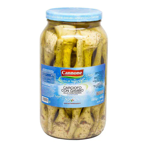 MIA Food Service CANNONE ARTICHOKES WITH STEM 3100ML CANNONE ARTICHOKES WITH STEM 3100ML