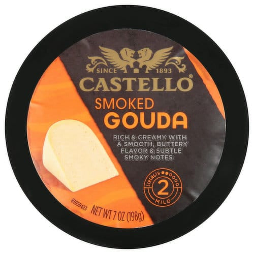 MIA Food Service CASTELLO SMOKED GOUDA CHEESE 198GR CASTELLO SMOKED GOUDA CHEESE 198GR