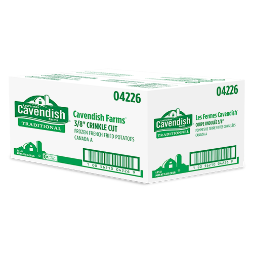 CAVENDISH 3/8 CRINKLE CUT FRIES 6X5LB