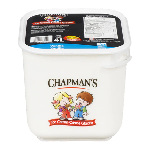 CHAPMANS VANILLA ICE CREAM 4L