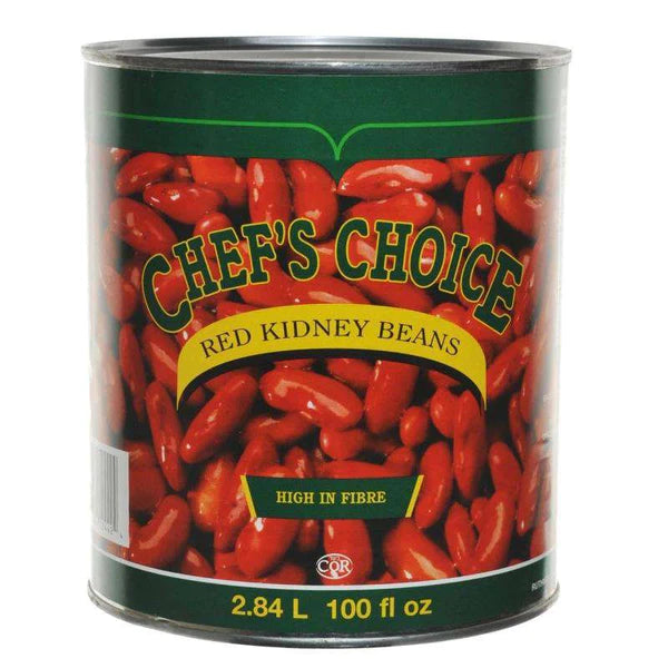 CHEFS CHOICE RED KIDNEY BEANS 6X100OZ