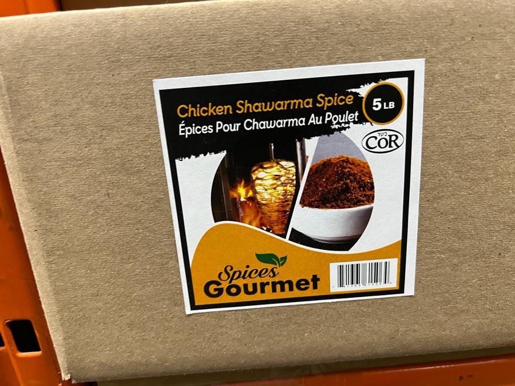 MIA Food Service SPICES GOURMET CHICKEN SHAWARMA SPICE 5LB SPICES GOURMET CHICKEN SHAWARMA SPICE 5LB