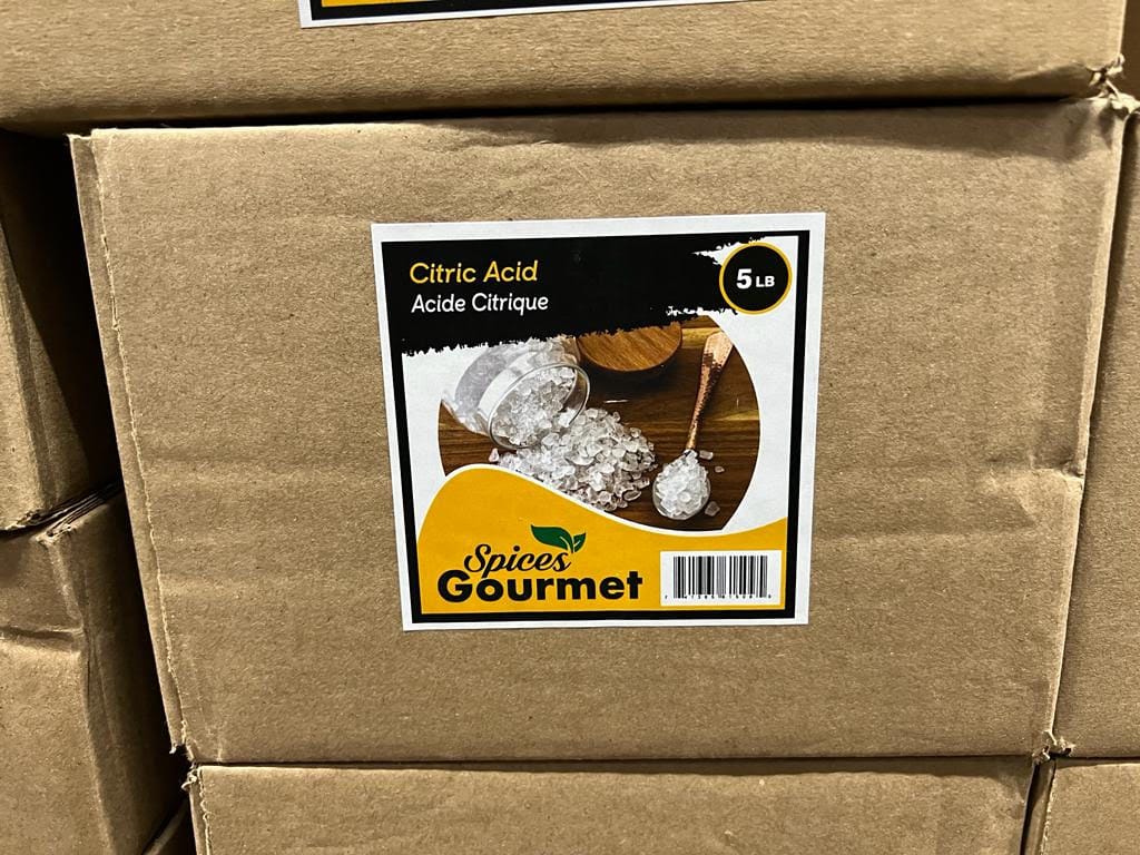 MIA Food Service SPICES GOURMET CITRIC ACID 5LB SPICES GOURMET CITRIC ACID 5LB