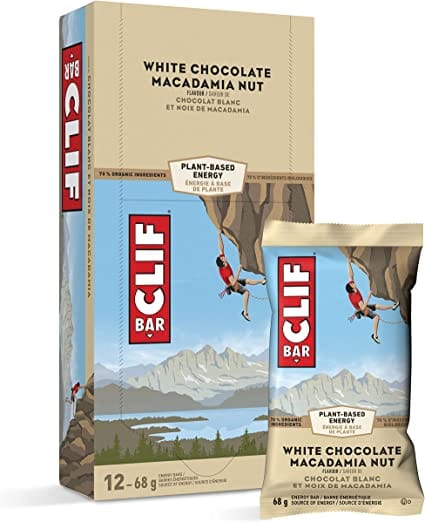 MIA Food Service CLIF BAR WHITE CHOCOLATE MACADAMIA 12X68GR CLIF BAR WHITE CHOCOLATE MACADAMIA 12X68GR