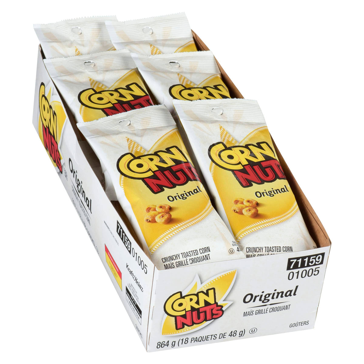 MIA Food Service CORN NUTS ORIGINAL 18X48GR CORN NUTS ORIGINAL 18X48GR