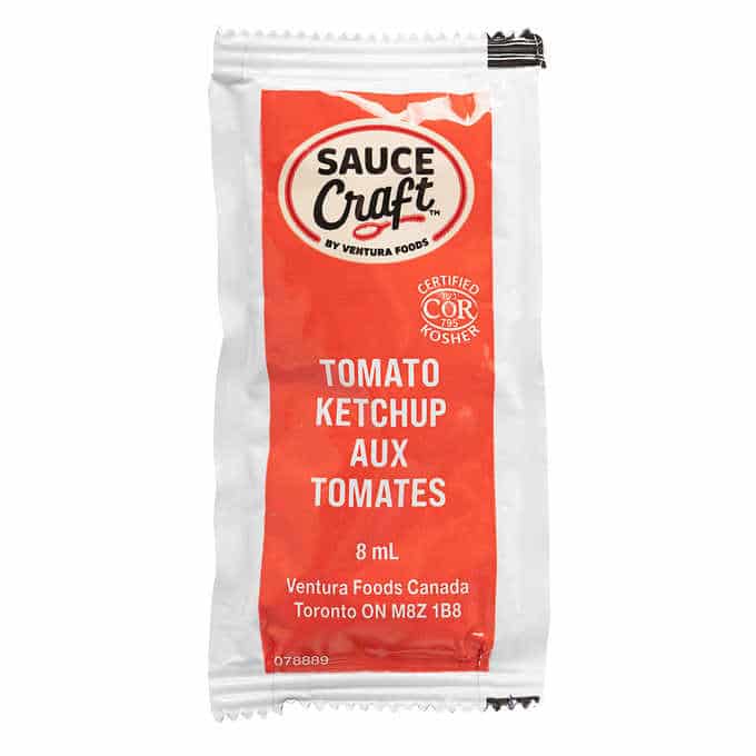 CRAFT KETCHUP PORTIONS 504X8ML