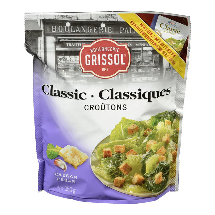 MIA Food Service DARE GRISSOL CLASSIC CAESAR CROUTONS 150GR DARE GRISSOL CLASSIC CAESAR CROUTONS 150GR