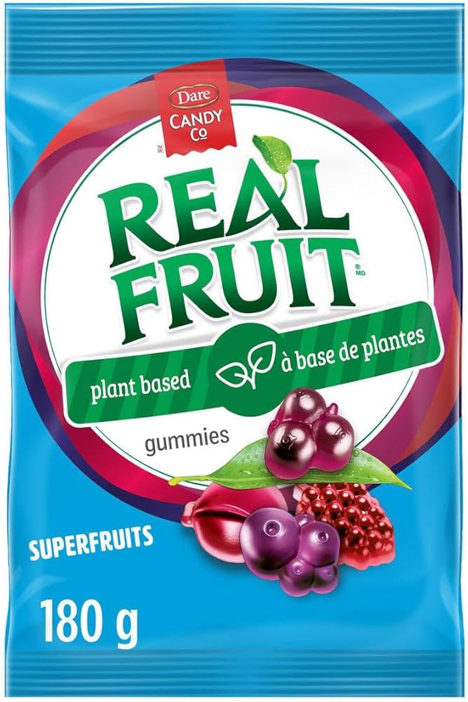MIA Food Service DARE REALFRUIT SUPERFRUITS GUMMIES 180GR DARE REALFRUIT SUPERFRUITS GUMMIES 180GR