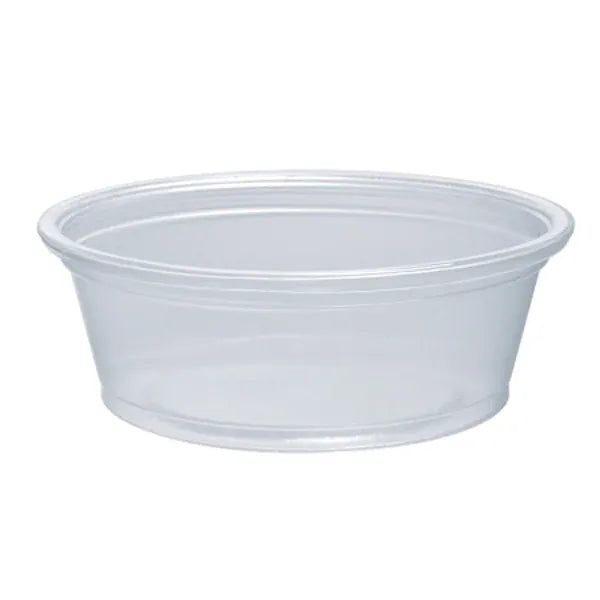 MIA Food Service DART 1.5OZ CLEAR PORTION CUPS 125EA DART 1.5OZ CLEAR PORTION CUPS 125EA