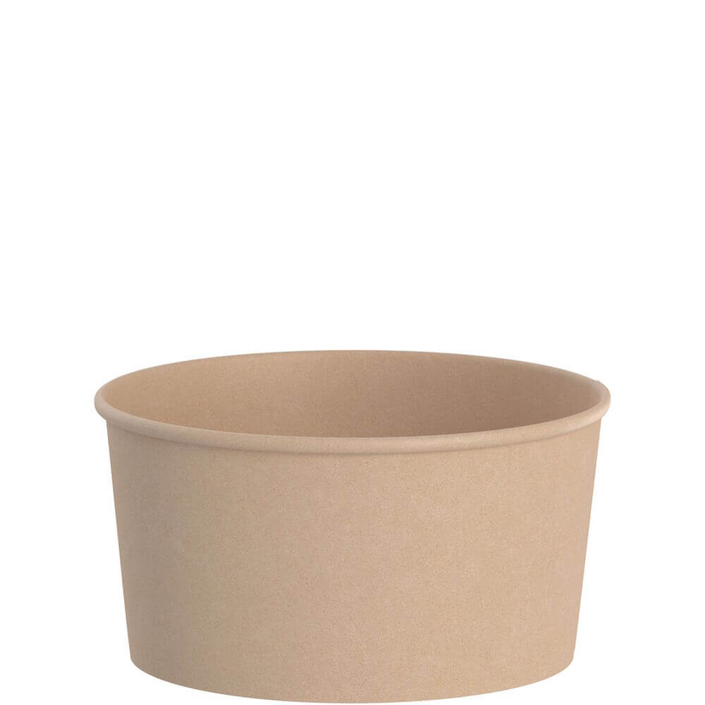 DART 32OZ SQUAT KRAFT PAPER FOOD CONTAINERS 6X50EA