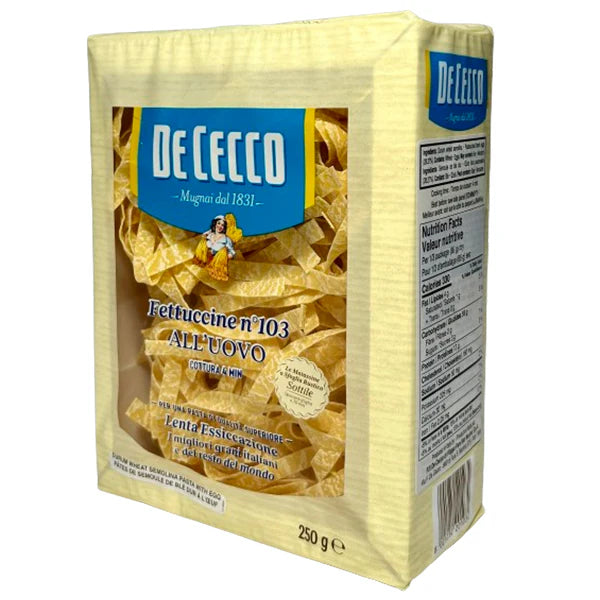 DECECCO FETTUCCINI ALL UOVO #103 PASTA 12X250GR