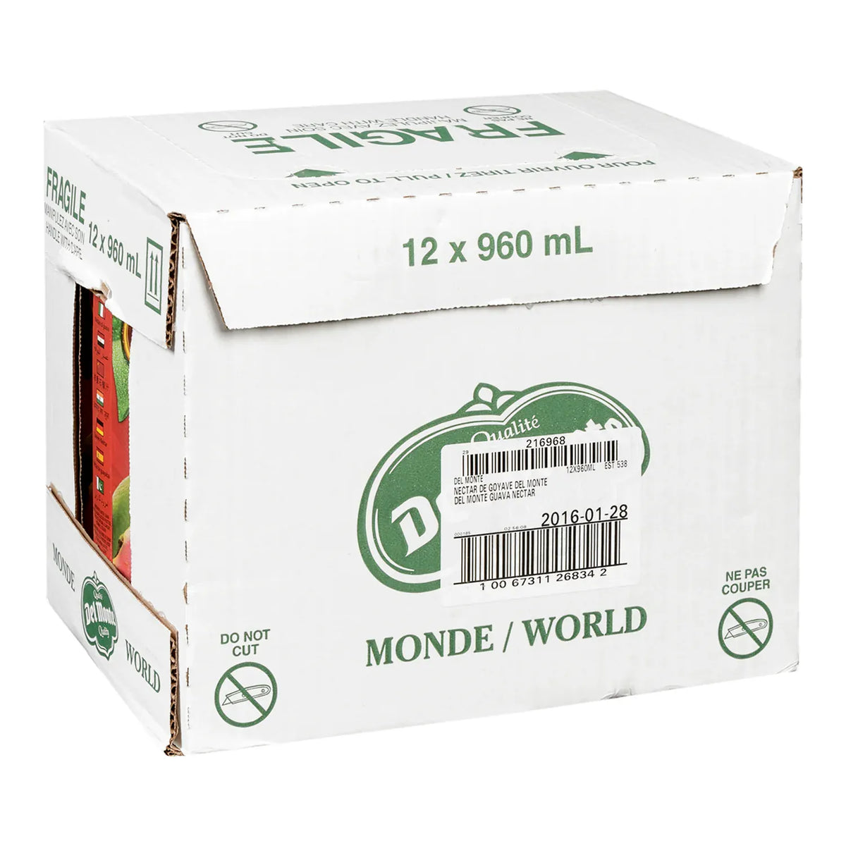 MIA Food Service DEL MONTE GUAVA NECTAR 12X960ML DEL MONTE GUAVA NECTAR 12X960ML