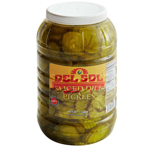 DEL SOL SLICED DILL PICKLES 1GAL