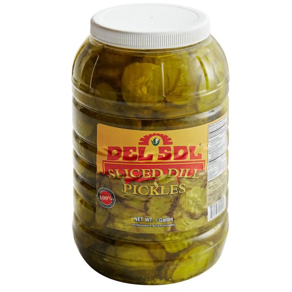 MIA Food Service DEL SOL SLICED DILL PICKLES 1GAL DEL SOL SLICED DILL PICKLES 1GAL