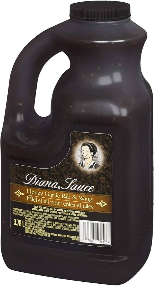 MIA Food Service DIANA HONEY GARLIC RIB & WING SAUCE 3.78L DIANA HONEY GARLIC RIB & WING SAUCE 3.78L