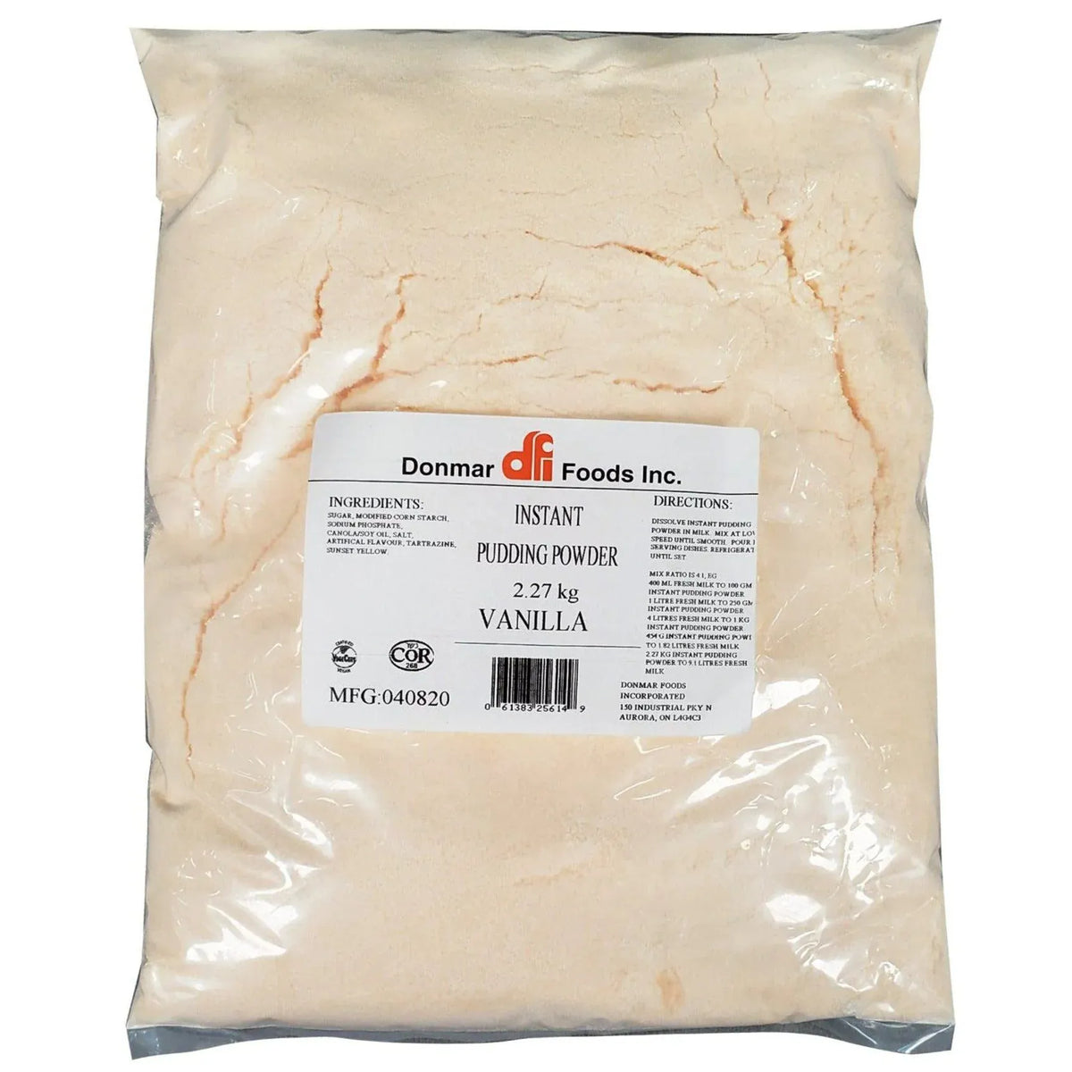 Mia Food Service DONMAR INSTANT VANILLA PUDDING 2.27KG DONMAR INSTANT VANILLA PUDDING 2.27KG