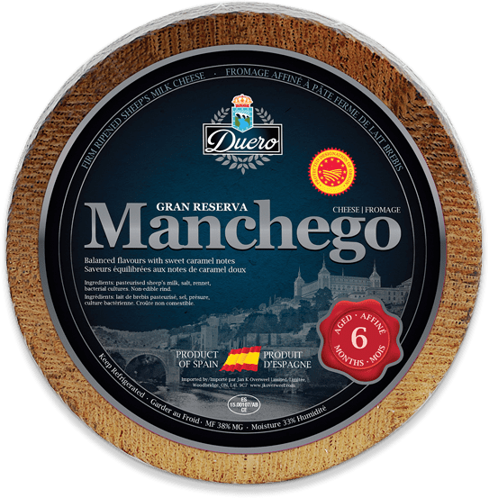 DUERO RESERVA MANCHEGO CHEESE 6 MONTH PER KG