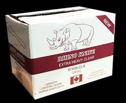 MIA Food Service E2E RHINO EXTRA HEAVY CLEAR KNIVES 250EA E2E RHINO EXTRA HEAVY CLEAR KNIVES 250EA
