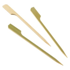 MIA Food Service EARTHSEVA 12CM RIFLE/PADDLE BAMBOO SKEWERS 170EA EARTHSEVA 12CM RIFLE/PADDLE BAMBOO SKEWERS 170EA