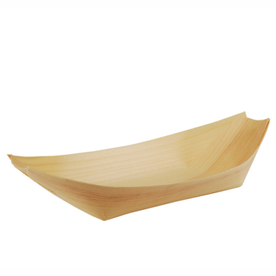 EARTHSEVA 25X10CM WOODEN BOATS 50EA