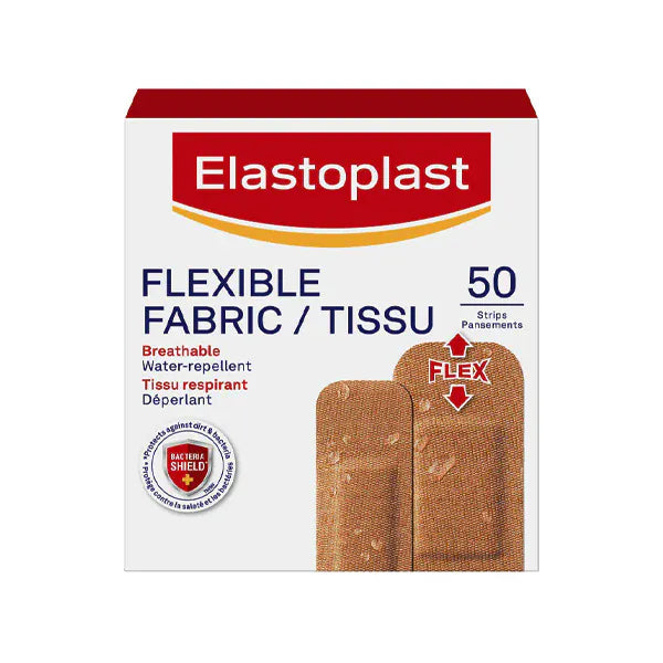 MIA Food Service ELASTOPLAST FLEXIBLE FABRIC BANDAIDS 50EA ELASTOPLAST FLEXIBLE FABRIC BANDAIDS 50EA