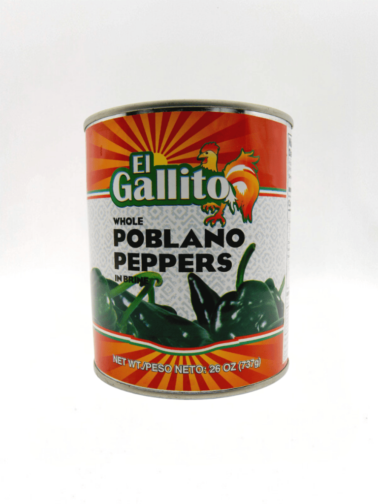 EL GALLITO POBLANO PEPPERS 12X737GR