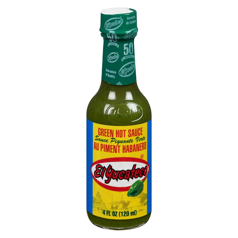 EL YUCATECO GREEN HABANERO CHILI SAUCE 120ML