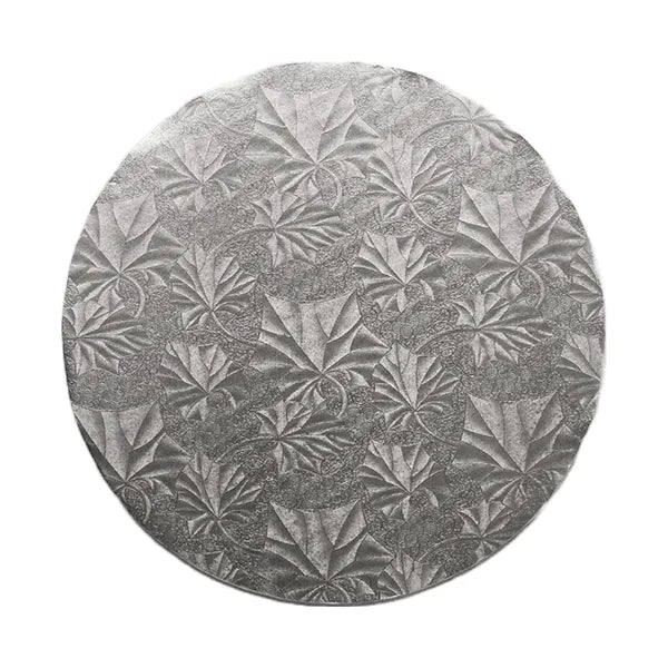 Mia Food ENJAY 10"1/2 ROUND SILVER CAKE BOARDS 12EA ENJAY 10"1/2 ROUND SILVER CAKE BOARDS 12EA