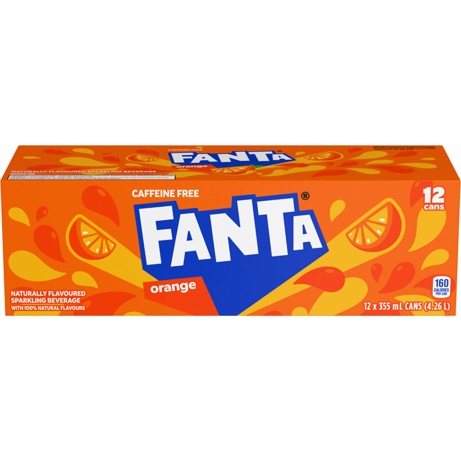 MIA Food Service FANTA ORANGE USA CANS 12X355ML FANTA ORANGE USA CANS 12X355ML