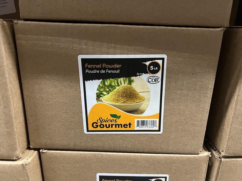 MIA Food Service SPICES GOURMET FENNEL POWDER 5LB SPICES GOURMET FENNEL POWDER 5LB