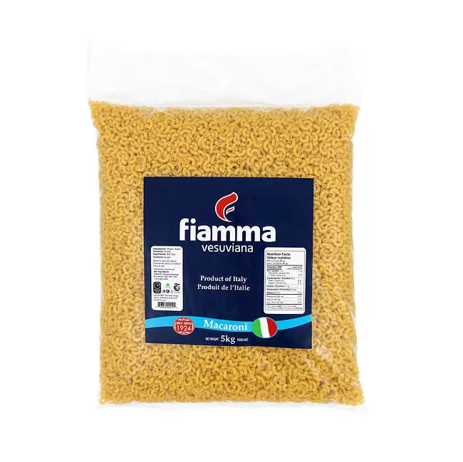 FIAMMA VESUVIANA MACARONI PASTA 5KG