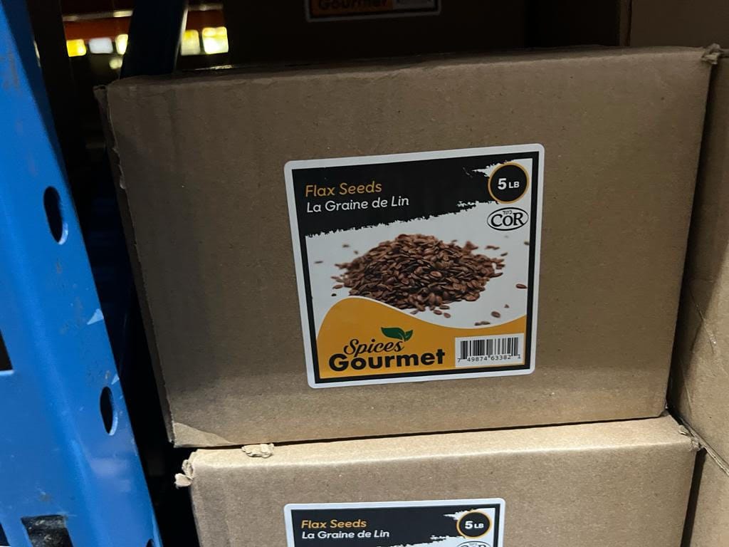 MIA Food Service SPICES GOURMET FLAX SEEDS 5LB SPICES GOURMET FLAX SEEDS 5LB