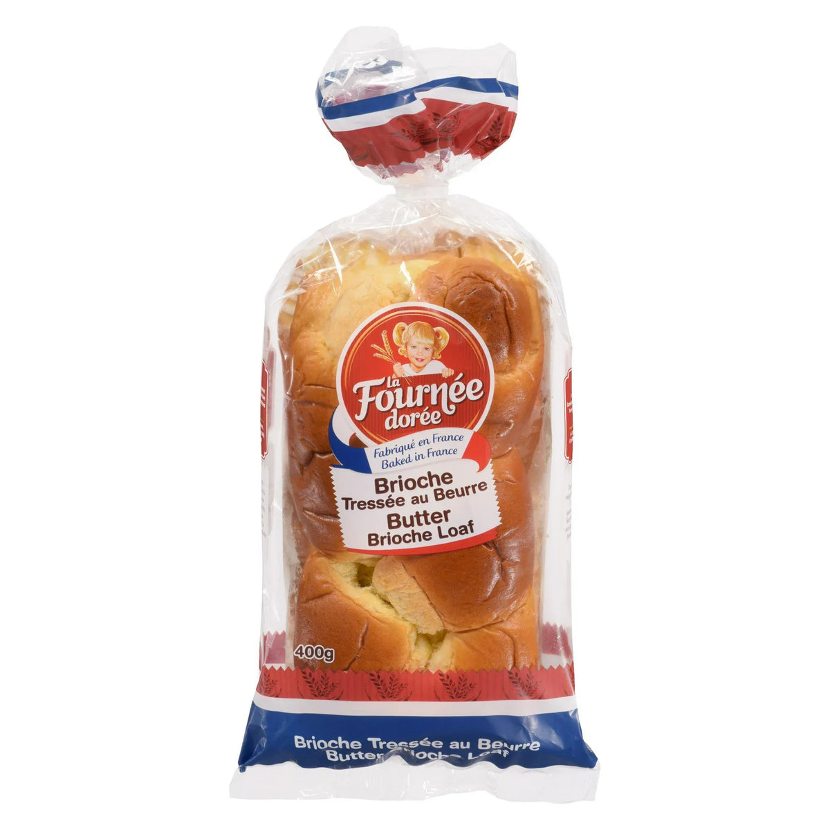 Mia Food Service FOURNEE BRIOCHE BRAIDED BUTTER UNSLICED LOAF BREAD 400GR FOURNEE BRIOCHE BRAIDED BUTTER UNSLICED LOAF BREAD 400GR