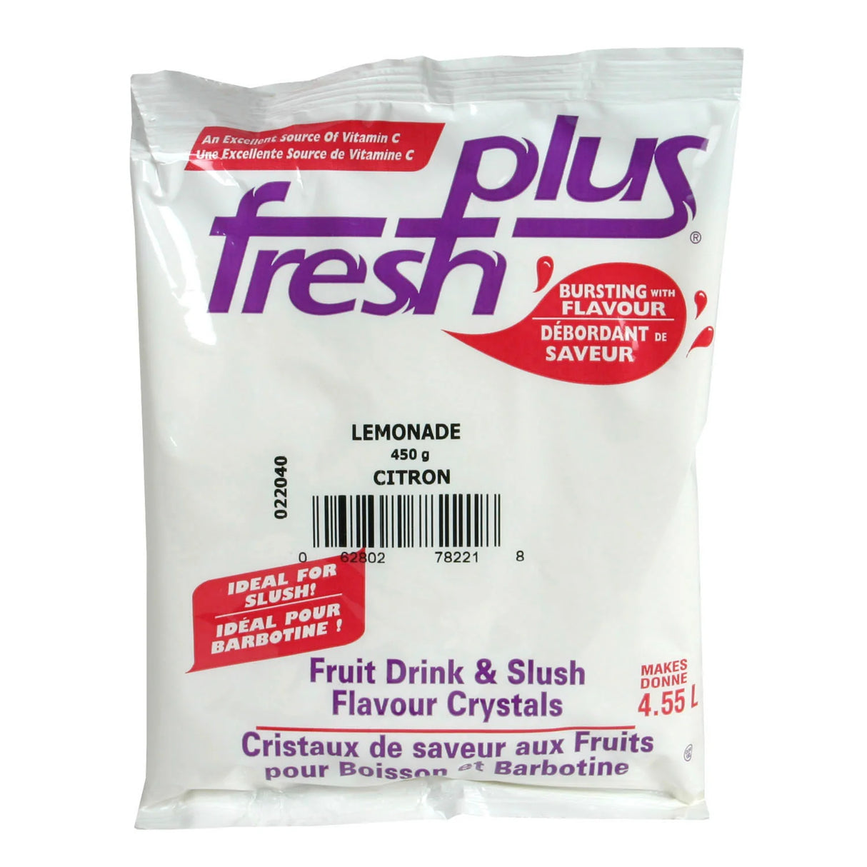 FRESH PLUS LEMONADE POWDER 12X450GR